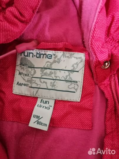 Комбинезон демисезонный 80 86