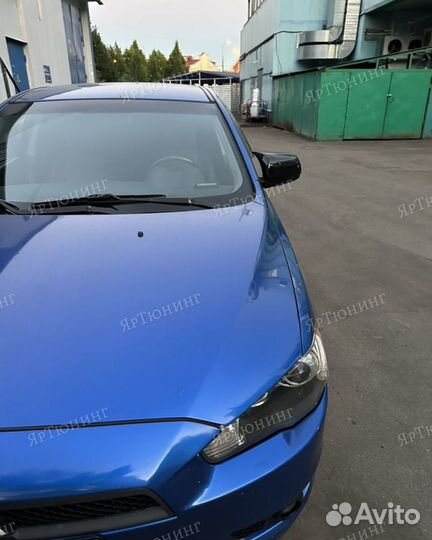 Накладки на зеркала mitsubishi lancer 10