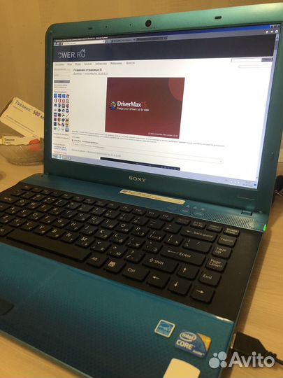 Ноутбук Sony vaio i3