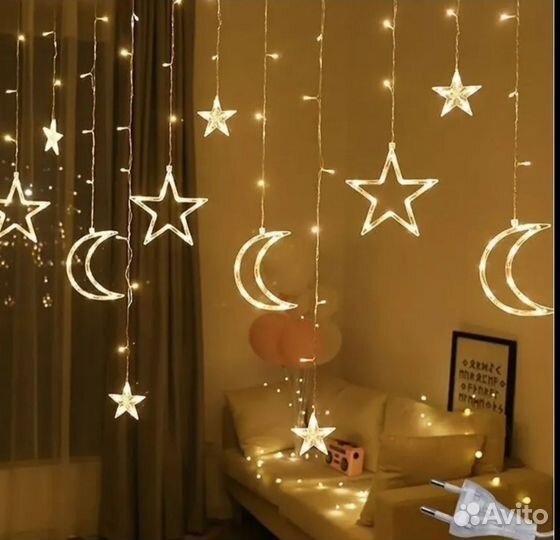 Гирлянда месяц