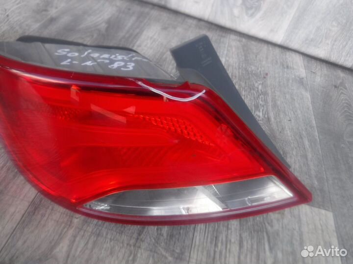 Фонарь левый №83 hyundai Solaris 2016