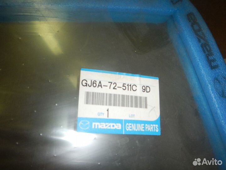 Стекло двери задней правой, Mazda (Мазда) -6 (GG)