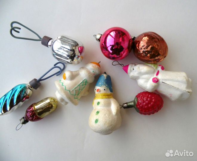 Елочные игрушки СССР
