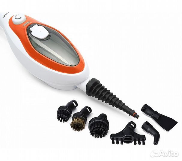 Швабра паровая Kitfort KT-1004-3 1500Вт оранжевый