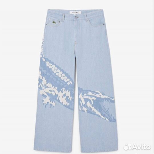 Джинсы Lacoste широкие