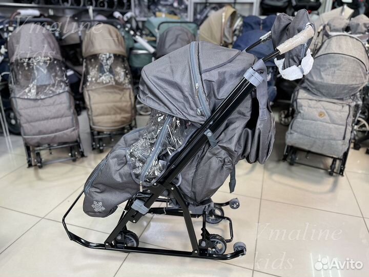 Детские санки коляска