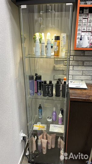 Стеллаж витрина стеклянный