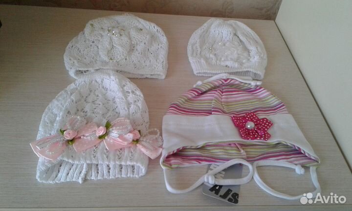 Новые летние шапочки для малышек