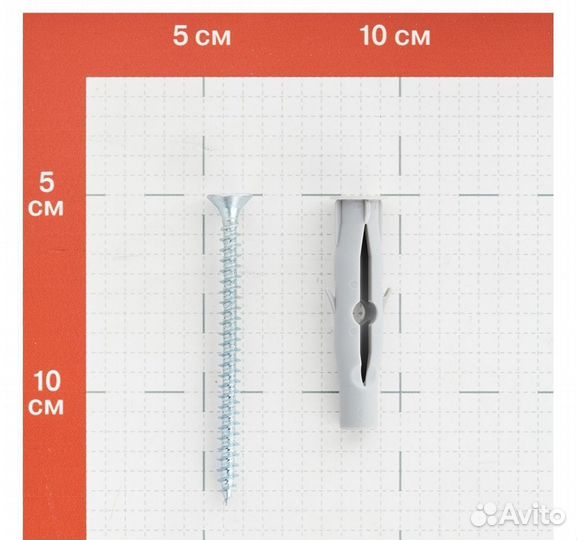 Дюбель для листовых материалов 10x60 мм нейлон (30
