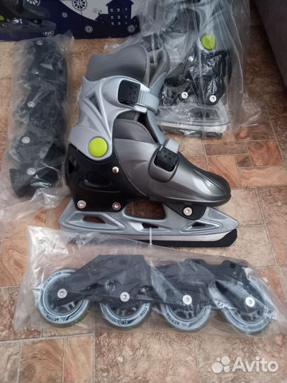 Роликовые коньки новые 33-36