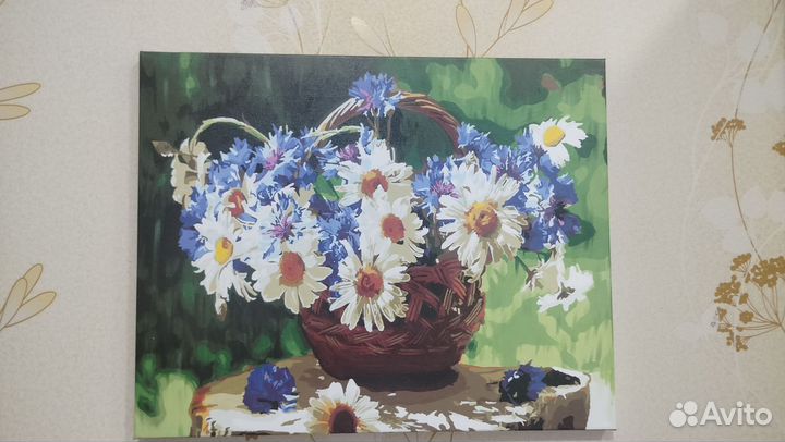 Картины по номерам раскрашенная