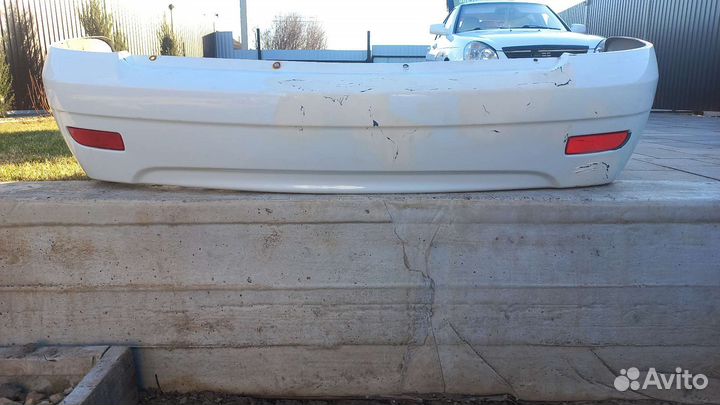 Задний бампер приора хэтчбек