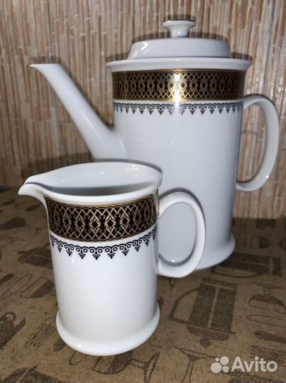 Кофейник и молочник набор Чехословакия
