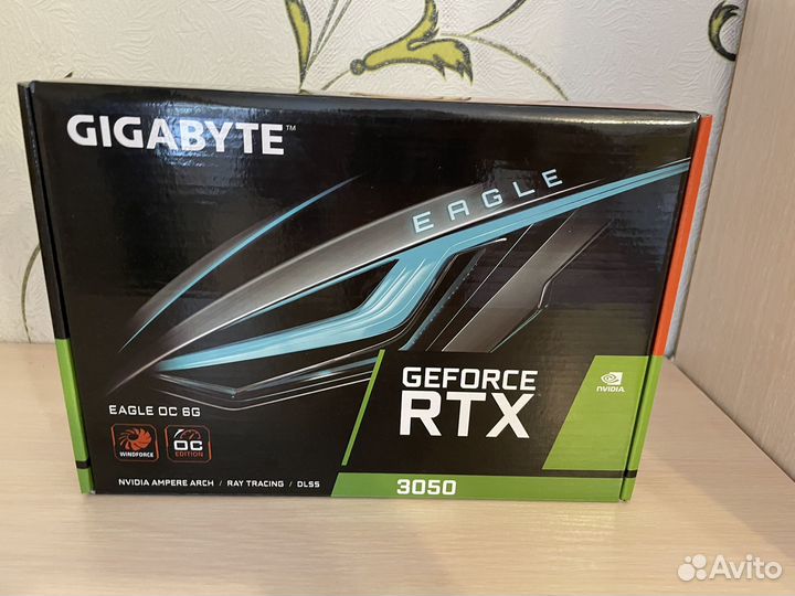 Видеокарта Gigabyte RTX3050 eagle OC 6GB
