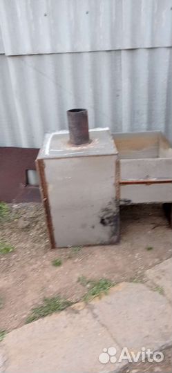 Печь нержавейка для бани бу