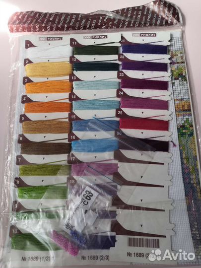 Набор для вышивания крестом риолис