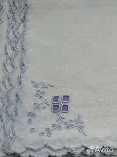 Скатерти льняные СССР, салфетки