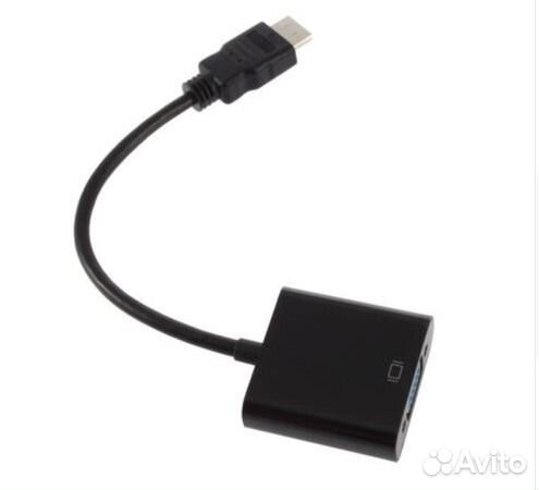 Переходник hdmi(M) -VGA(F) + Jack 3.5мм шнур