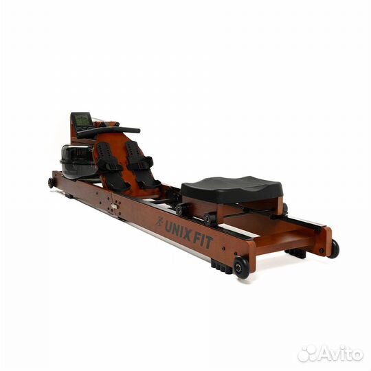 Гребной тренажер unixfit Wood Rower Dark