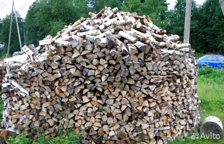 Дрова березовые колотые