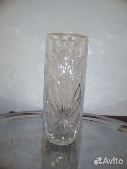 Ваза хрустальная