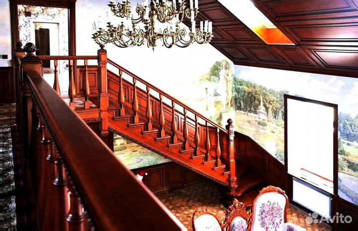 Деревянный потолок из массива дерева