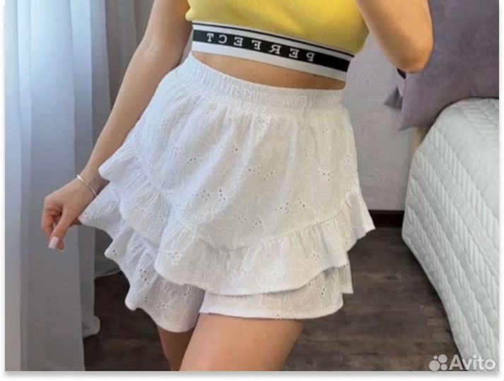 Юбка шорты мини