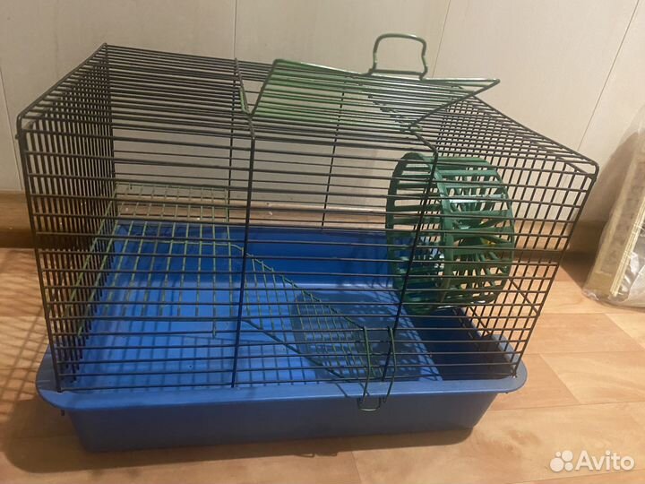 Клетка для грызунов с колесом