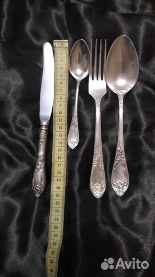 Мельхиоровые столовые приборы зиш классик СССР