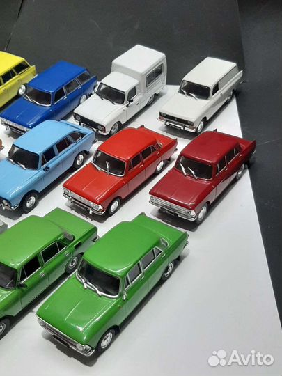 Коллекционные модели 1:43 СССР: иж, Москвич