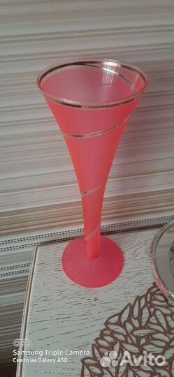 Набор фужеров и рюмок (винтаж)