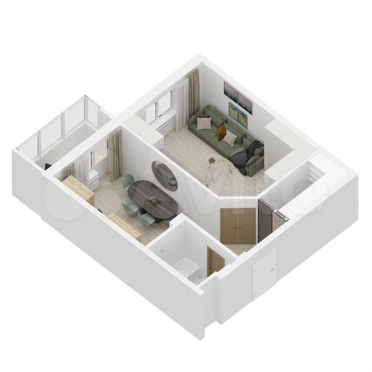 1-к. квартира, 52,3 м², 18/27 эт.