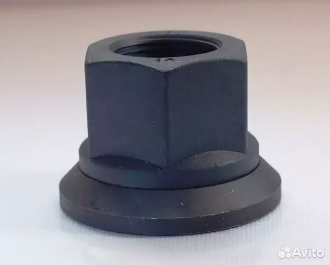 Гайка колеса камаз, маз М 22*1,5 чёрная