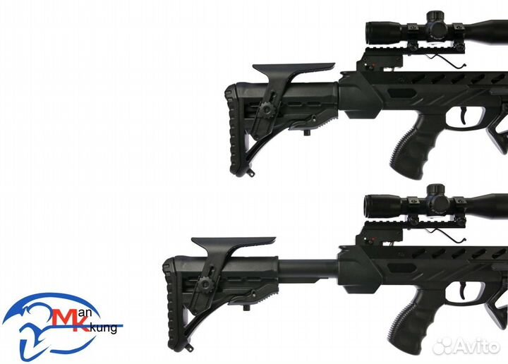 Арбалет блочный MK-XB56 Frost Wolf чёрный KIT