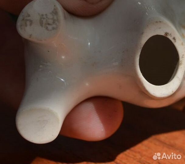 Мини фарфоровая статуэтка- бык.лфз (1)