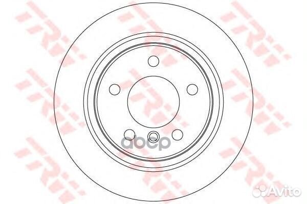 Диск тормозной зад BMW 1 (F20) 116 i 12.201