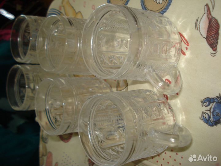 Хрустальные бокалы и фужеры СССР