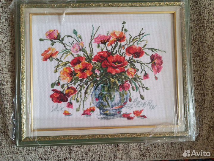 Картина вышитая крестом