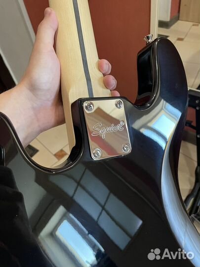 Бас гитара squier by fender affinity 4 струны