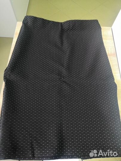 Юбка карандаш Zolla чёрная в горошек XL