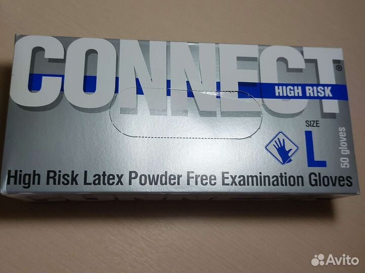 Перчатки хозяйственные латексные