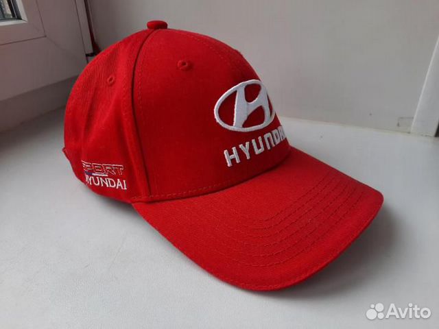 Бейсболка (кепка) Hyundai (хюндай) красная
