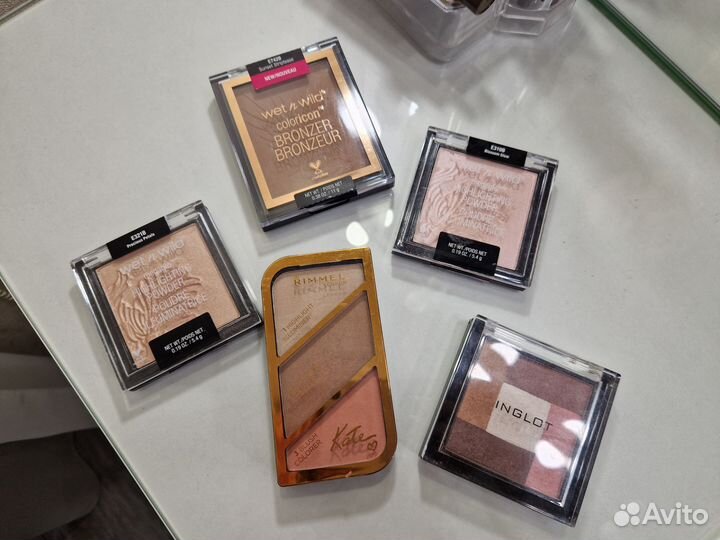 Косметика бронзер хайлайтер румяна
