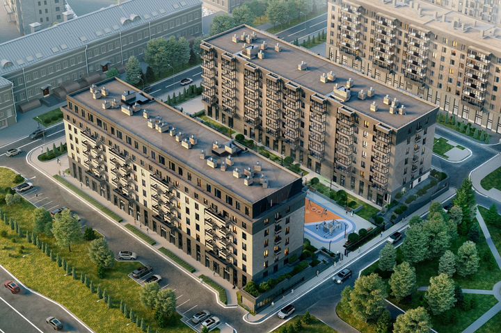 1-к. квартира, 40,4 м², 3/8 эт.