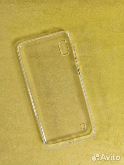 Чехол силиконовый-прозрачный (Samsung A10)