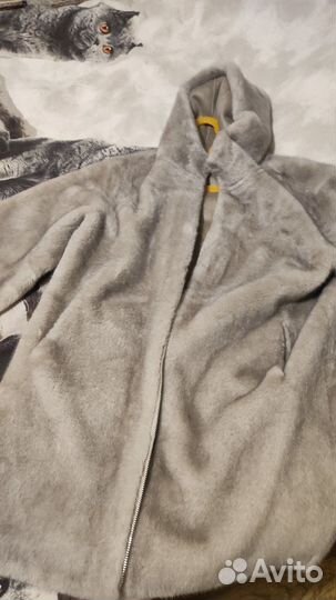 Искусственная шуба под норку 48