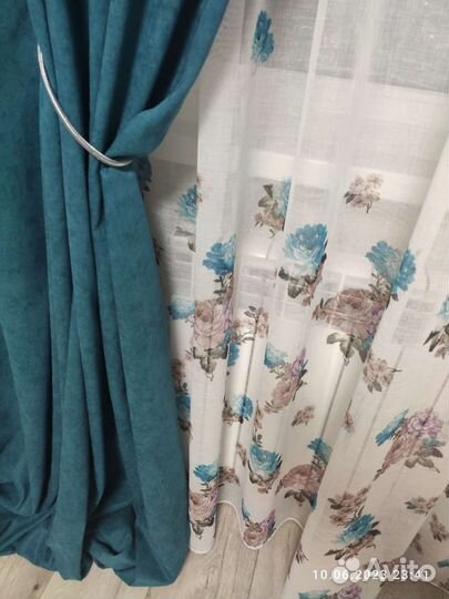 Тюль лён.Турция