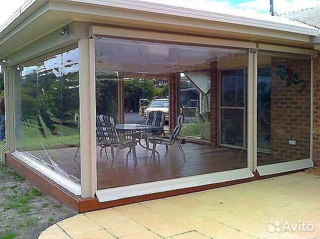 Мягкие окна для беседки, террасы, веранды под ключ