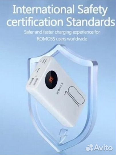 Внешний аккумулятор romoss на 10000mAh