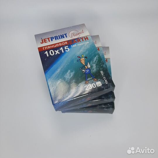 Фотобумага jetprint 10х15 глянцевая 200г/м 100л